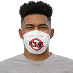 "No Vaccine" Premium face mask ***