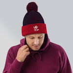"High Five" Pom-Pom Beanie