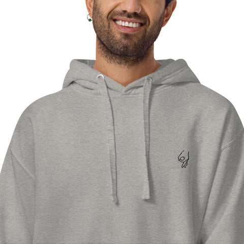 "Made you look" Embroidered Unisex Hoodie