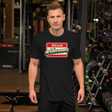 "Hello" Short-Sleeve Unisex T-Shirt