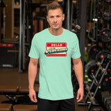 "Hello" Short-Sleeve Unisex T-Shirt