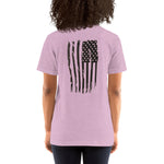 "Bold Stripes Flag" Short-Sleeve Unisex T-Shirt