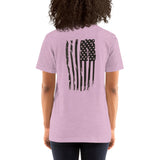 "Bold Stripes Flag" Short-Sleeve Unisex T-Shirt