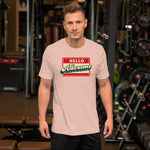 "Hello" Short-Sleeve Unisex T-Shirt
