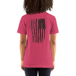 "Bold Stripes Flag" Short-Sleeve Unisex T-Shirt