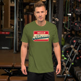 "Hello" Short-Sleeve Unisex T-Shirt