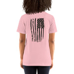 "Bold Stripes Flag" Short-Sleeve Unisex T-Shirt