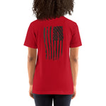 "Bold Stripes Flag" Short-Sleeve Unisex T-Shirt