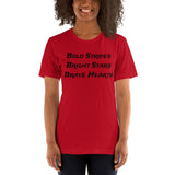 "Bold Stripes Flag" Short-Sleeve Unisex T-Shirt