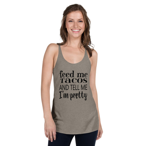 "Feed me Taco's" Women's Racerback Tank
